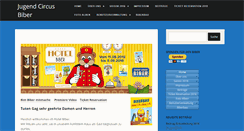 Desktop Screenshot of jugend-circus-biber.ch